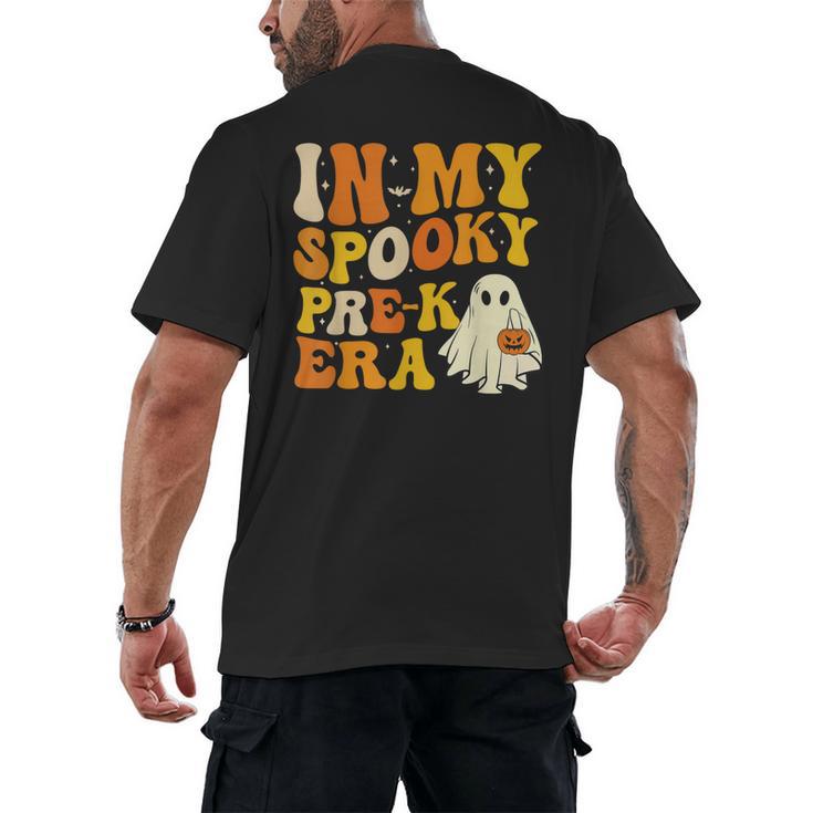 In My Spooky PRE-K Teacher Era Halloween Costume Tee Men's Back Print T-Shirt