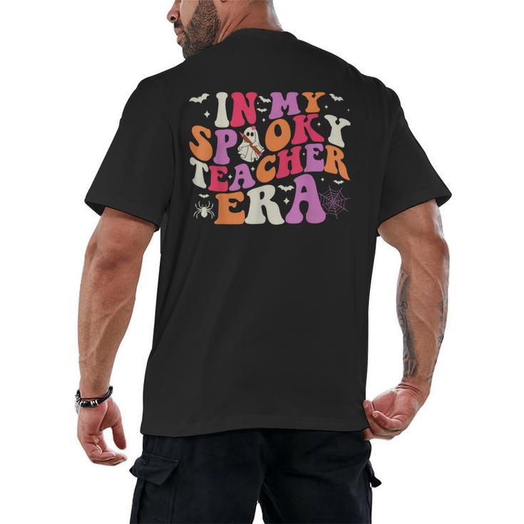 In My Spooky Teacher Era Halloween Teacher Back To School Men's Back Print T-Shirt