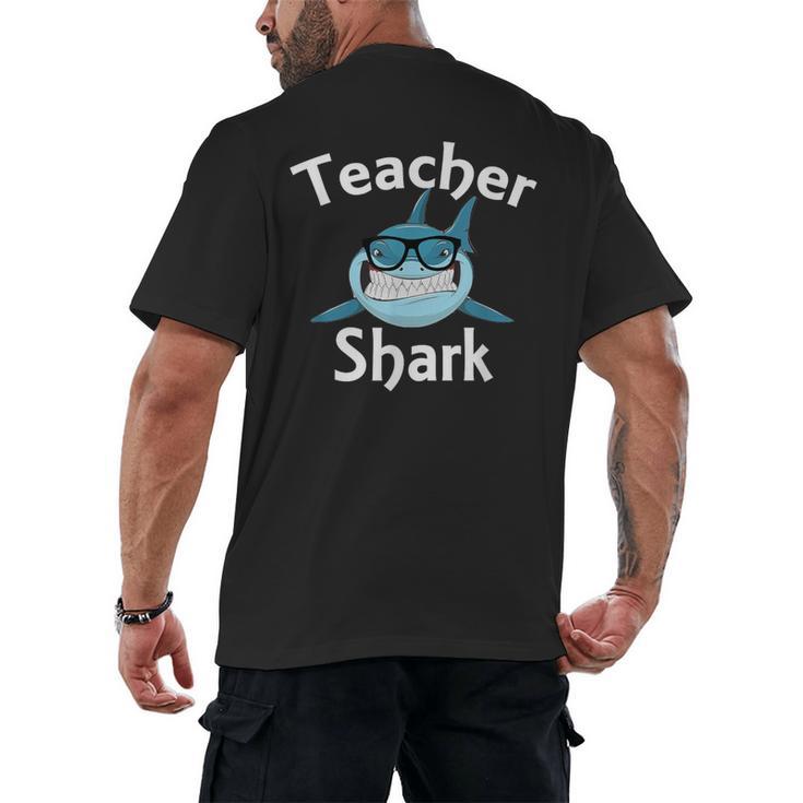 Teacher Shark Teacher For Men Women Men's Back Print T-Shirt