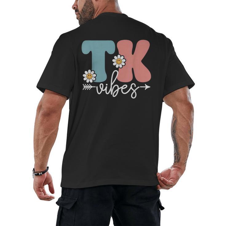 TK Vibes Back To School Teachers Students TK Team Men's Back Print T-Shirt