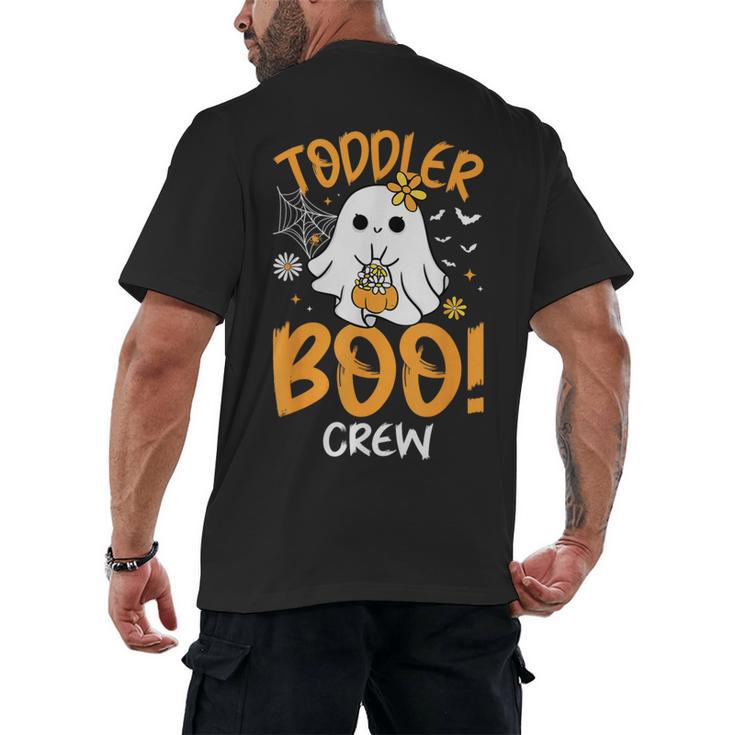 Toddler Boo Crew Babysitters Daycare Teacher Halloween Party Men's Back Print T-Shirt