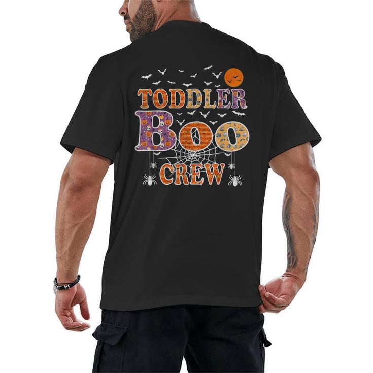 Toddler Boo Crew Halloween Daycare Teacher Kids Men's Back Print T-Shirt