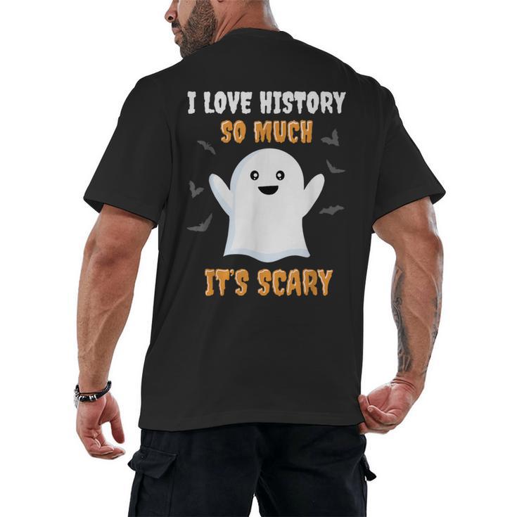History Teacher Halloween History Class School For Men Women Kids Men's Back Print T-Shirt