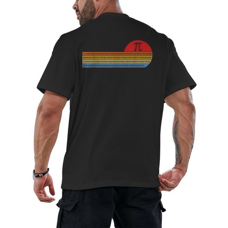 Vintage Pi Day 314 TShirt- Math Teacher Student Geek Men's Back Print T-Shirt