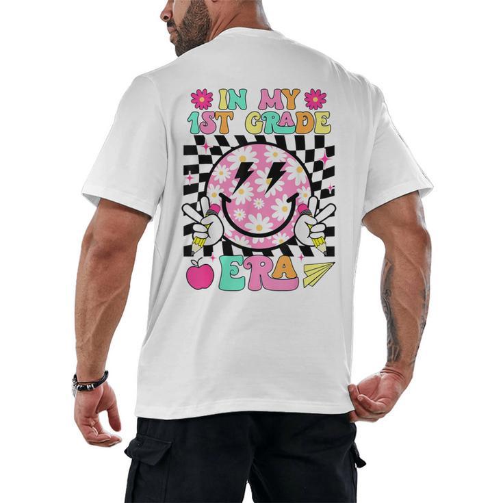 In My 1st Grade Era Smile Face Back To School Teacher Kid Men's Back Print T-Shirt