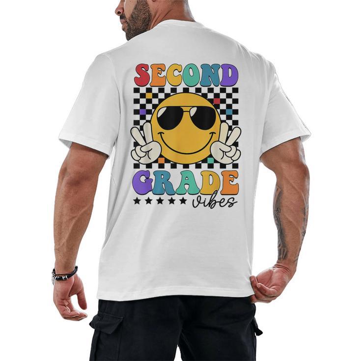 2nd Grade Teacher Shirts First Day Second Grade Shirt Girls Men's Back Print T-Shirt