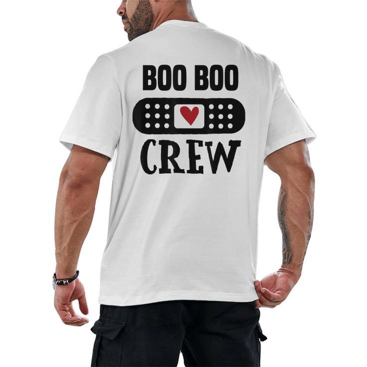 Boo Boo Crew First Aid School Nurse Day Care Teacher Men's Back Print T-Shirt