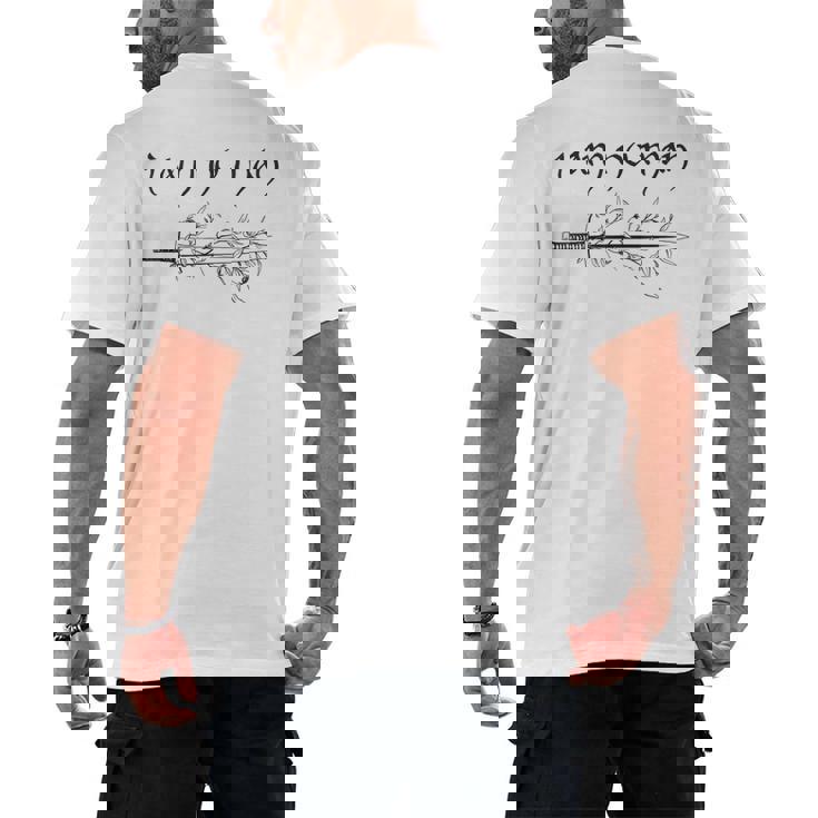 Bruh We Back Back To School Teacher Kids Girls Cute Men&#x27;s Back Print T-Shirt