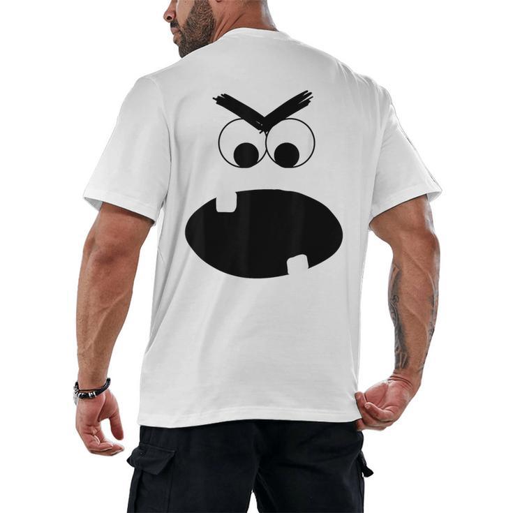Carrot Teacher Matching Halloween Costume Men's Back Print T-Shirt