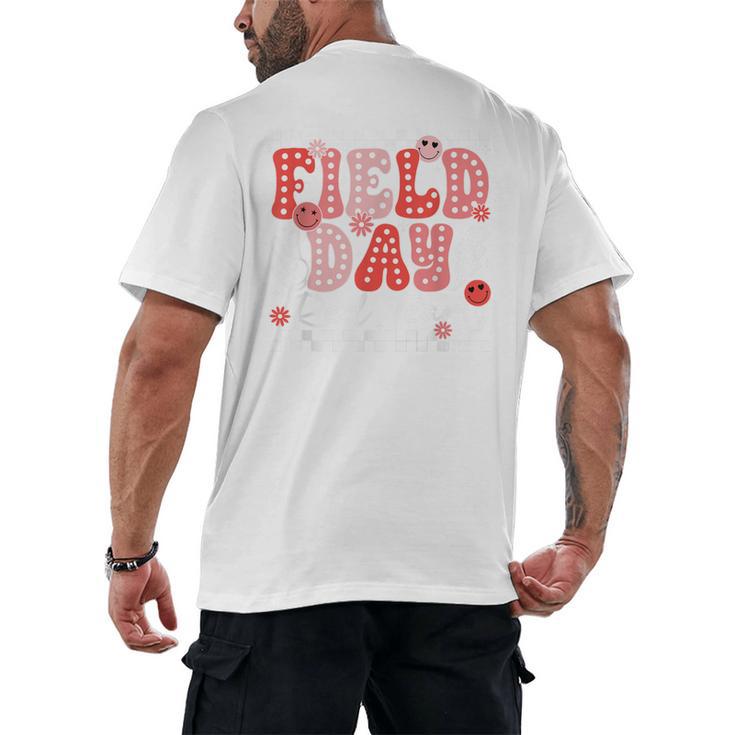 Field Day Red Team Outdoor Field Day Games For Kids Teacher Men's Back Print T-Shirt