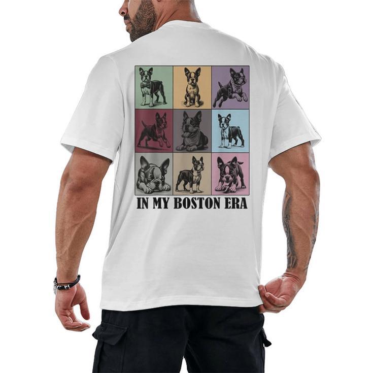 Funny Boston Terrier Quote In My Boston Terrier Era Cool Dog Men Women Men's Back Print T-Shirt