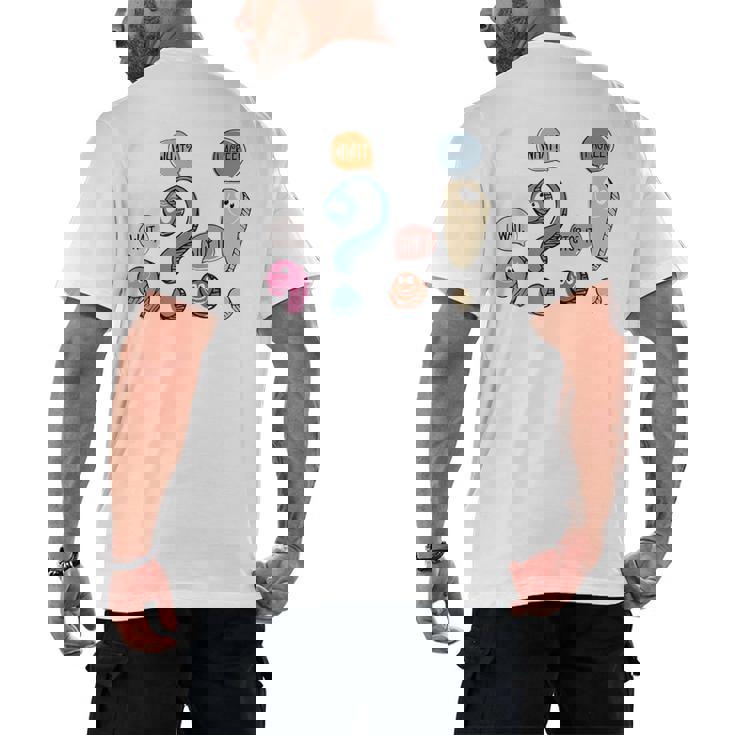 Grammar Teacher Punctuation For English Teacher Men Women Men&#x27;s Back Print T-Shirt