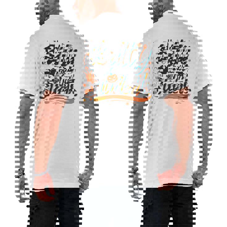 I&#x27;m Batty About My Students Watercolor Bat Teacher Halloween Men&#x27;s Back Print T-Shirt, trending gift