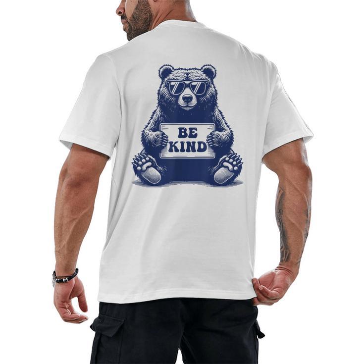 Be Kind For Teacher Kindness Women Men Men's Back Print T-Shirt