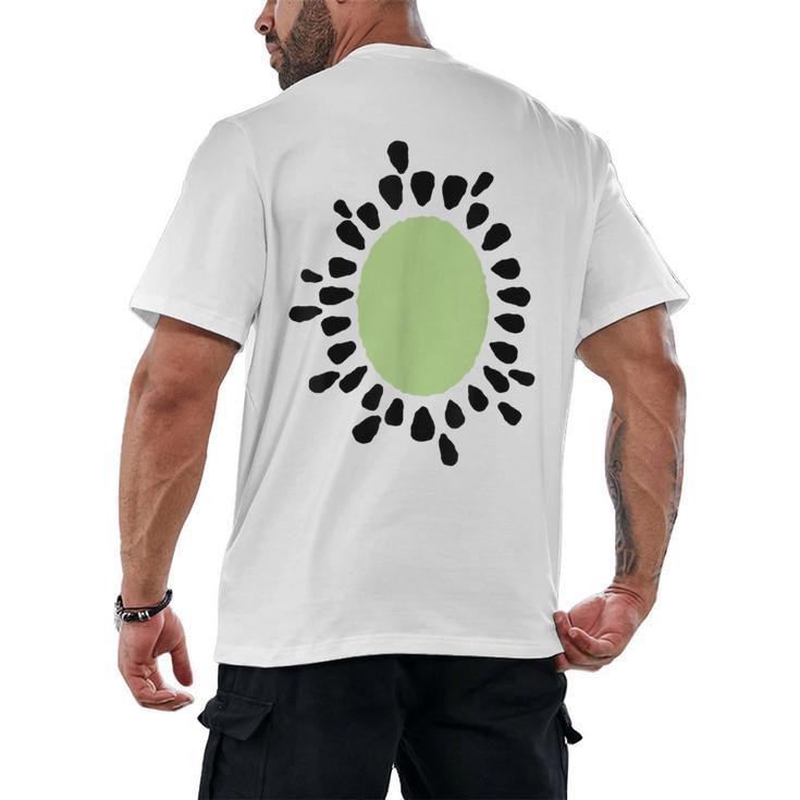 Kiwi Easy Costume Halloween Fruit Lover School Teacher Fun Men's Back Print T-Shirt