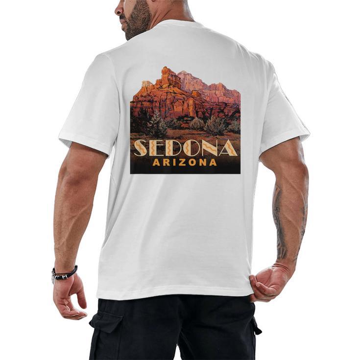 Sedona s Sedona Arizona Shirts T-Shirt Men's Back Print T-Shirt
