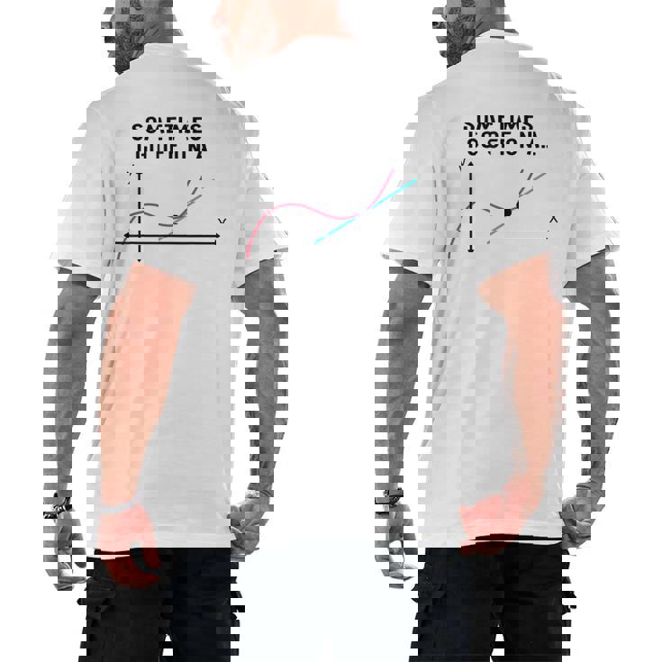 Sometimes I Go Off On a Tangent Math Teacher T Shirts Men Women Girls Kids Men&#x27;s Back Print T-Shirt, trending gift