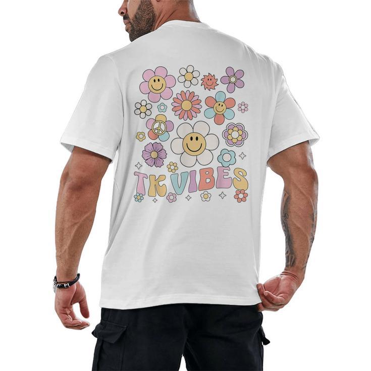 TK Vibes Back To School TK Girl Kid TK Team TK Teacher Women Men's Back Print T-Shirt