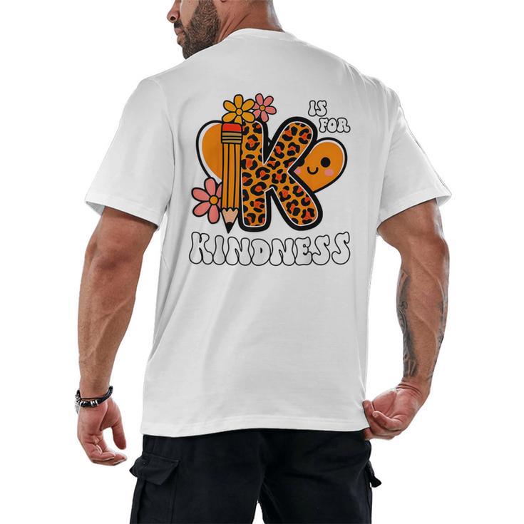 Unity Day Shirt Kindness Orange Teacher Kids Be Kind Men's Back Print T-Shirt
