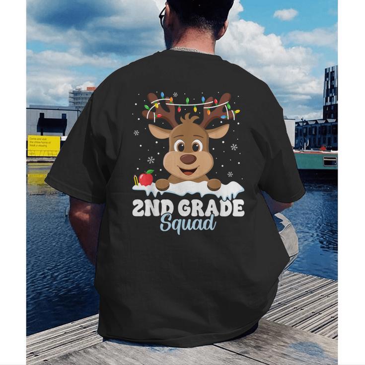 2nd Grade Teacher Christmas Second Grade Squad Reindeer Xmas For Men Women Kids Men's Back Print T-Shirt, funny gift 2nd Grade Teacher Christmas Second Grade Squad Reindeer Xmas For Men Women Kids Men's Back Print T-Shirt, funny gift