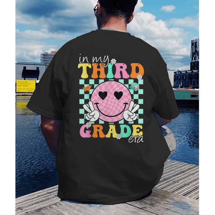 In My 3rd Grade Era Back To School Smile Face Teacher Kid Men's Back Print T-Shirt, funny gift In My 3rd Grade Era Back To School Smile Face Teacher Kid Men's Back Print T-Shirt, funny gift
