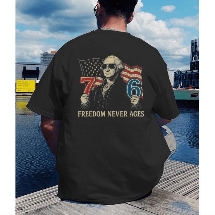 6-7 7-6 George Washington Freedom For Teachers Men's Back Print T-Shirt, funny gift 6-7 7-6 George Washington Freedom For Teachers Men's Back Print T-Shirt, funny gift