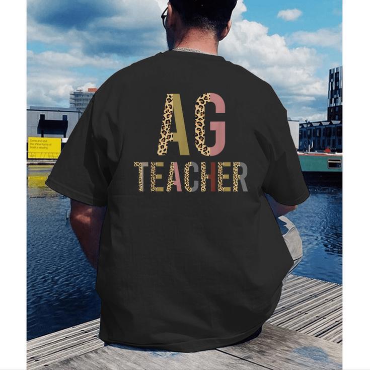 AG Teacher Farmer Life Agriculture Teacher Men's Back Print T-Shirt, funny gift AG Teacher Farmer Life Agriculture Teacher Men's Back Print T-Shirt, funny gift