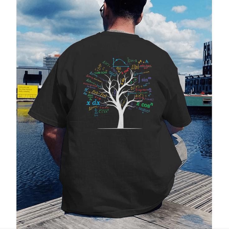 AP Calculus Algebra Tree Math Teacher Nerd Geek Men's Back Print T-Shirt, funny gift AP Calculus Algebra Tree Math Teacher Nerd Geek Men's Back Print T-Shirt, funny gift