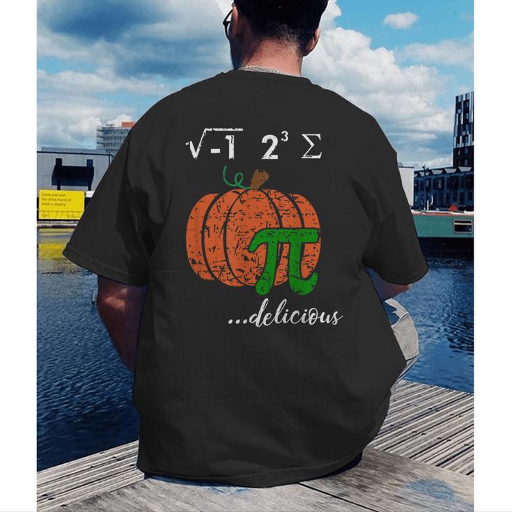 I Ate Some Pumpkin Pi Pie Math Teacher Halloween For Men Women Kids Men's Back Print T-Shirt, funny gift I Ate Some Pumpkin Pi Pie Math Teacher Halloween For Men Women Kids Men's Back Print T-Shirt, funny gift