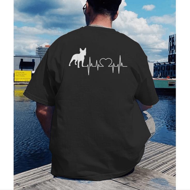 Boston Terrier Boston-Bulldog For Men Women Kids Men's Back Print T-Shirt, funny gift