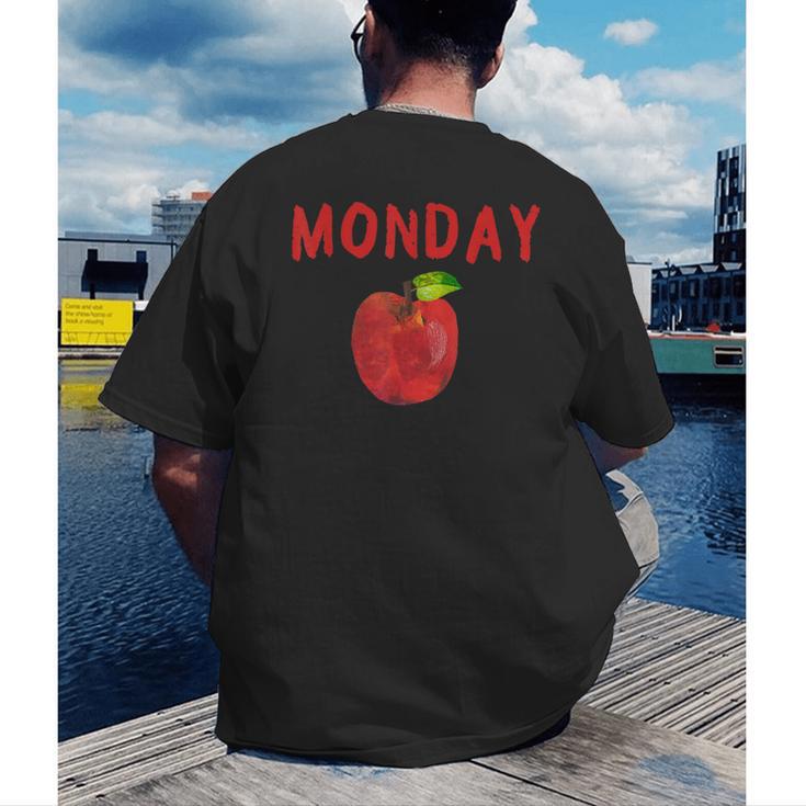 Caterpillar Friday Fruit Kindergarten Teacher Men Women Kids Men's Back Print T-Shirt, funny gift Caterpillar Friday Fruit Kindergarten Teacher Men Women Kids Men's Back Print T-Shirt, funny gift