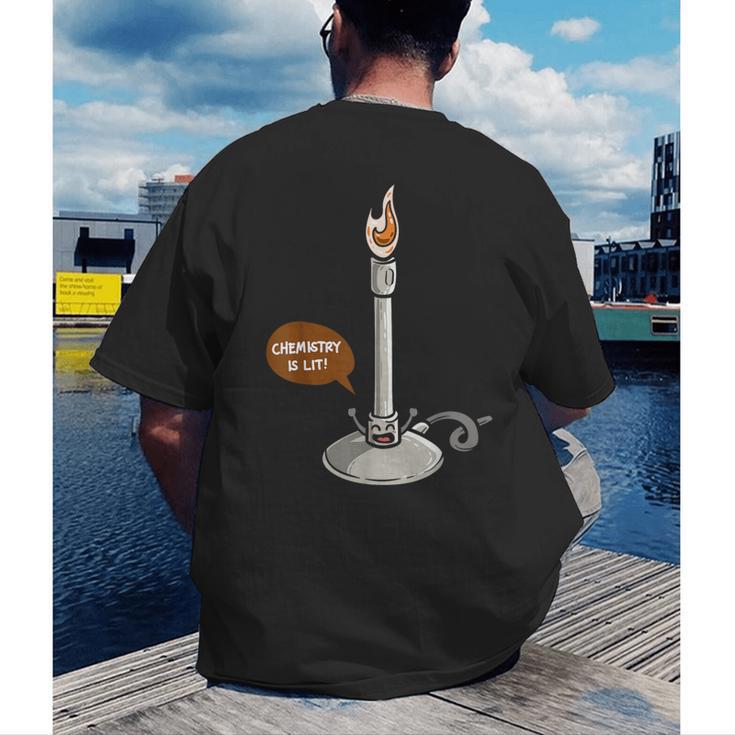 Chemistry Burner Science Lover Biology Chemistry Teacher Men's Back Print T-Shirt, funny gift Chemistry Burner Science Lover Biology Chemistry Teacher Men's Back Print T-Shirt, funny gift
