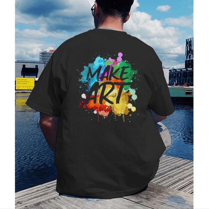 Cool Art For Men Women Artist Teacher Painter Artists Paint Men's Back Print T-Shirt, funny gift Cool Art For Men Women Artist Teacher Painter Artists Paint Men's Back Print T-Shirt, funny gift