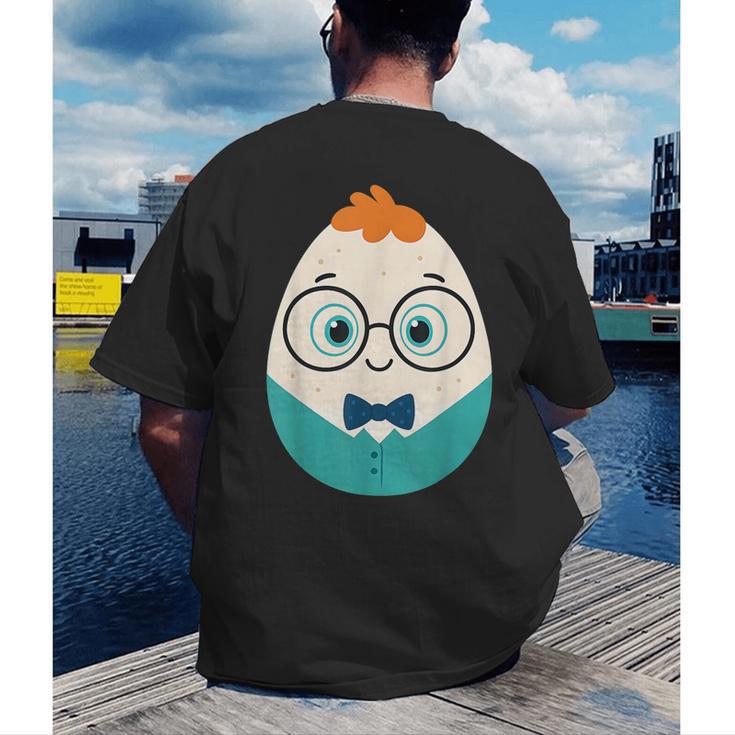 Cute Good Egg Teacher Halloween Costume Food Group Men's Back Print T-Shirt, funny gift