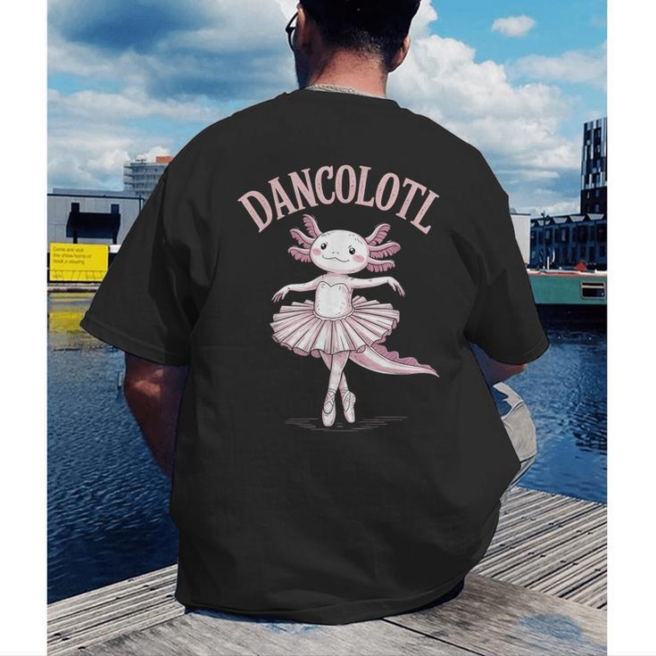 Dancolotl Ballerina Axolotl Ballet Dance Teacher Men's Back Print T-Shirt, funny gift Dancolotl Ballerina Axolotl Ballet Dance Teacher Men's Back Print T-Shirt, funny gift