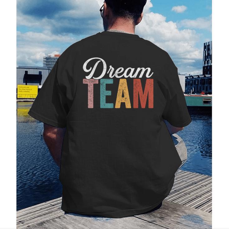 Dream Team Last Day Of School Back To School Teacher Kids Men's Back Print T-Shirt, funny gift Dream Team Last Day Of School Back To School Teacher Kids Men's Back Print T-Shirt, funny gift