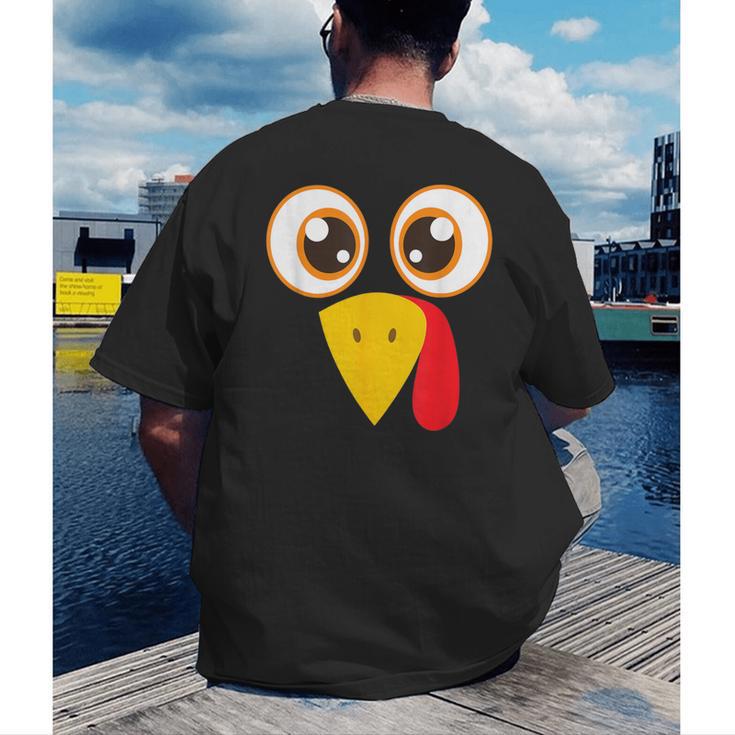 Hilarious Turkey Halloween Thanksgiving Teacher Nurse Men's Back Print T-Shirt, funny gift Hilarious Turkey Halloween Thanksgiving Teacher Nurse Men's Back Print T-Shirt, funny gift