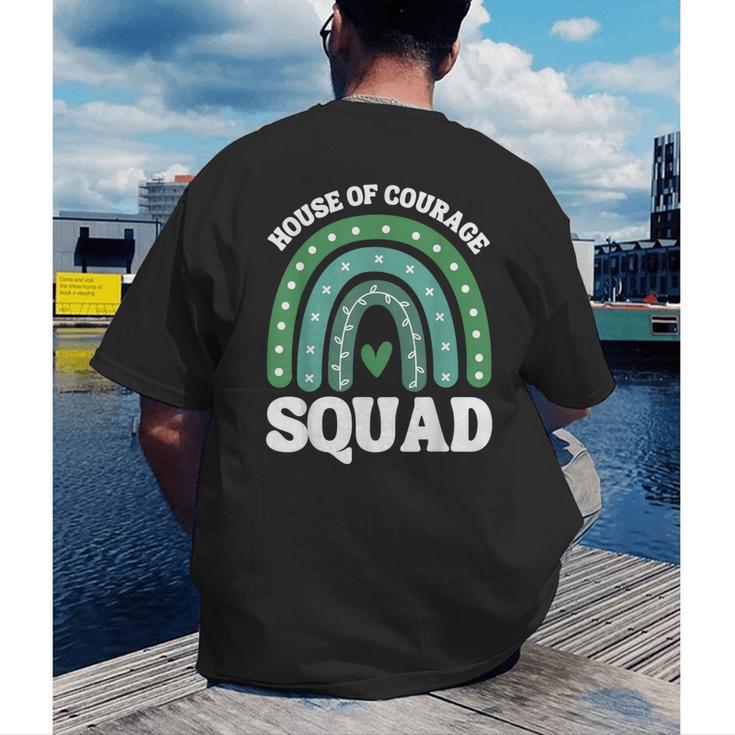 House Of Courage Squad RCA School Teacher Student Tee Men's Back Print T-Shirt, funny gift