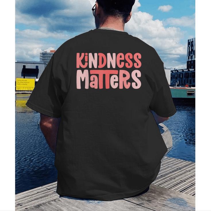 Kindness Matters Anti Bullying Shirts Teacher Child Men's Back Print T-Shirt, funny gift Kindness Matters Anti Bullying Shirts Teacher Child Men's Back Print T-Shirt, funny gift