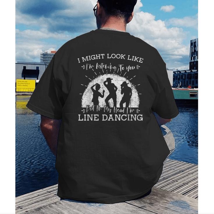 Line Dancing Choreographer Dance Teacher Group Performer Men Women Girls Kids Men's Back Print T-Shirt, funny gift