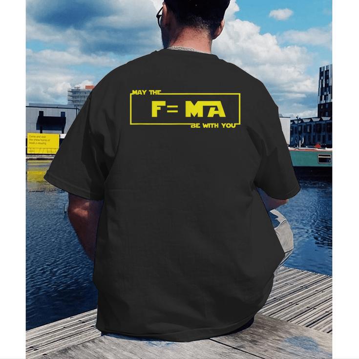 May The Fma Be With You Science Teacher Tshirts For Men Women Men's Back Print T-Shirt, funny gift May The Fma Be With You Science Teacher Tshirts For Men Women Men's Back Print T-Shirt, funny gift