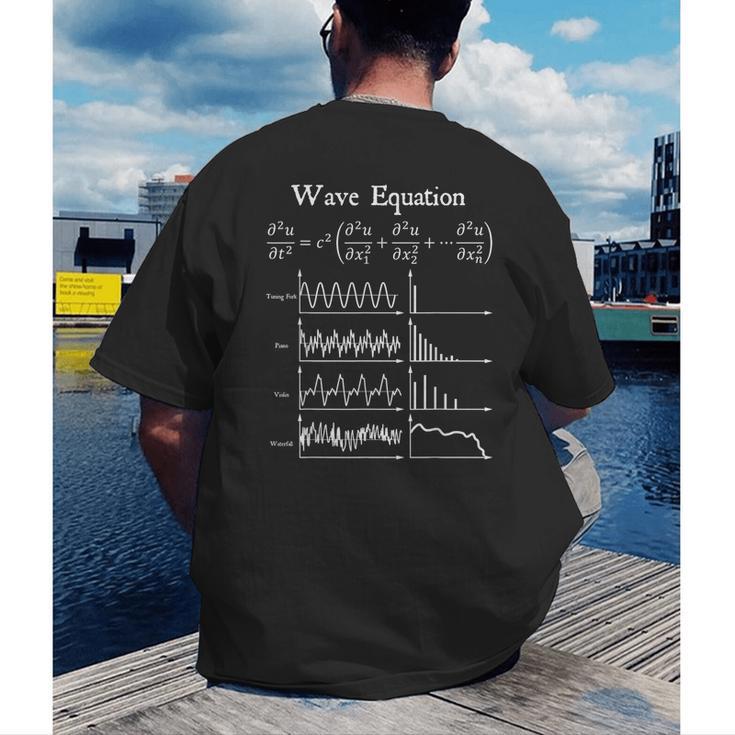 Nerdy Wave Equation Music Physics Science Math Teacher Geek Men Women Girls Kids Men's Back Print T-Shirt, funny gift Nerdy Wave Equation Music Physics Science Math Teacher Geek Men Women Girls Kids Men's Back Print T-Shirt, funny gift