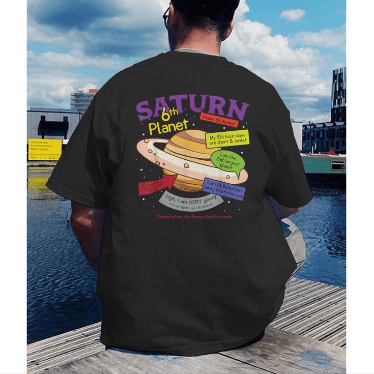 Perfect Planets Teachers Shirts Saturn For Solar System Men's Back Print T-Shirt, funny gift Perfect Planets Teachers Shirts Saturn For Solar System Men's Back Print T-Shirt, funny gift
