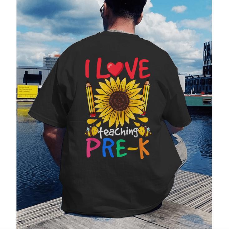 Pre School Teacher Pre-K Teacher Men's Back Print T-Shirt, funny gift Pre School Teacher Pre-K Teacher Men's Back Print T-Shirt, funny gift
