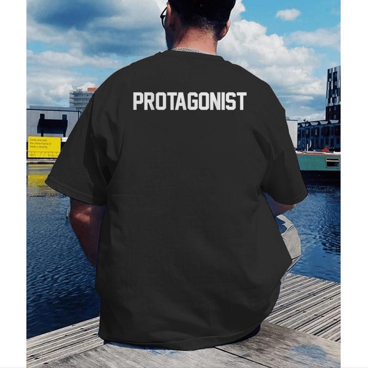 Protagonist English Literature Teacher Costume T Shirt Men's Back Print T-Shirt, funny gift Protagonist English Literature Teacher Costume T Shirt Men's Back Print T-Shirt, funny gift