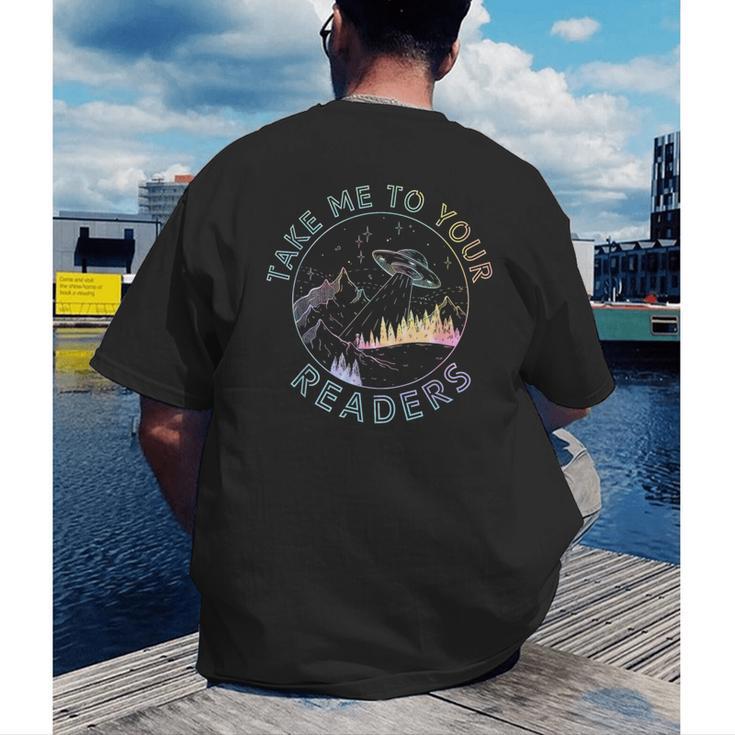 Take Reading English Teacher Library Alien Space T-S Tie Dye Men's Back Print T-Shirt, funny gift Take Reading English Teacher Library Alien Space T-S Tie Dye Men's Back Print T-Shirt, funny gift