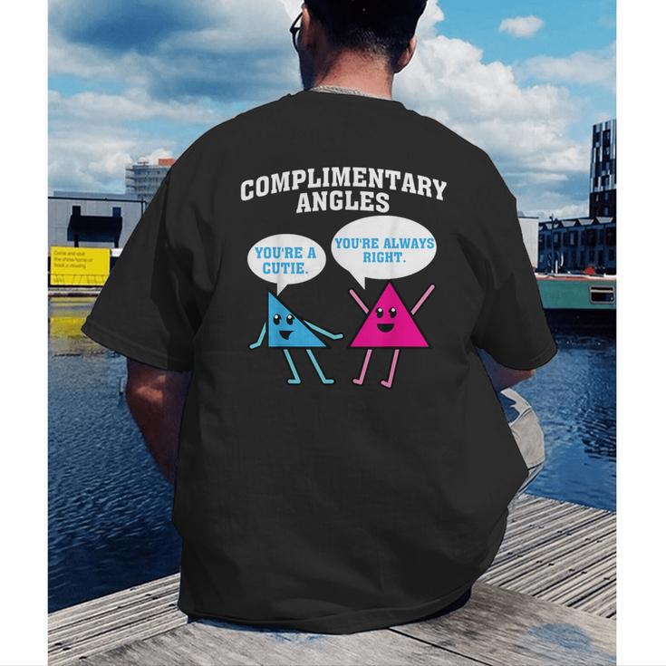 Right Acute Triangle Math Teacher Cool Geometry Men's Back Print T-Shirt, funny gift Right Acute Triangle Math Teacher Cool Geometry Men's Back Print T-Shirt, funny gift