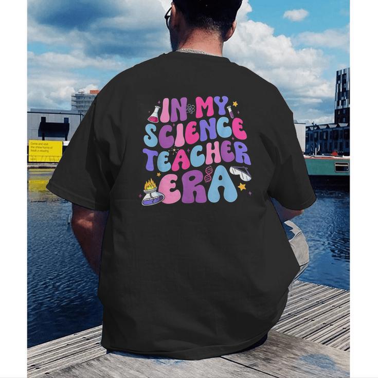 In My Science Teacher Era Teacher Men's Back Print T-Shirt, funny gift In My Science Teacher Era Teacher Men's Back Print T-Shirt, funny gift