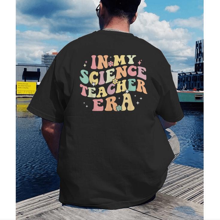 In My Science Teacher Era Retro Back To School STEM Teacher For Men Women Men's Back Print T-Shirt, funny gift In My Science Teacher Era Retro Back To School STEM Teacher For Men Women Men's Back Print T-Shirt, funny gift