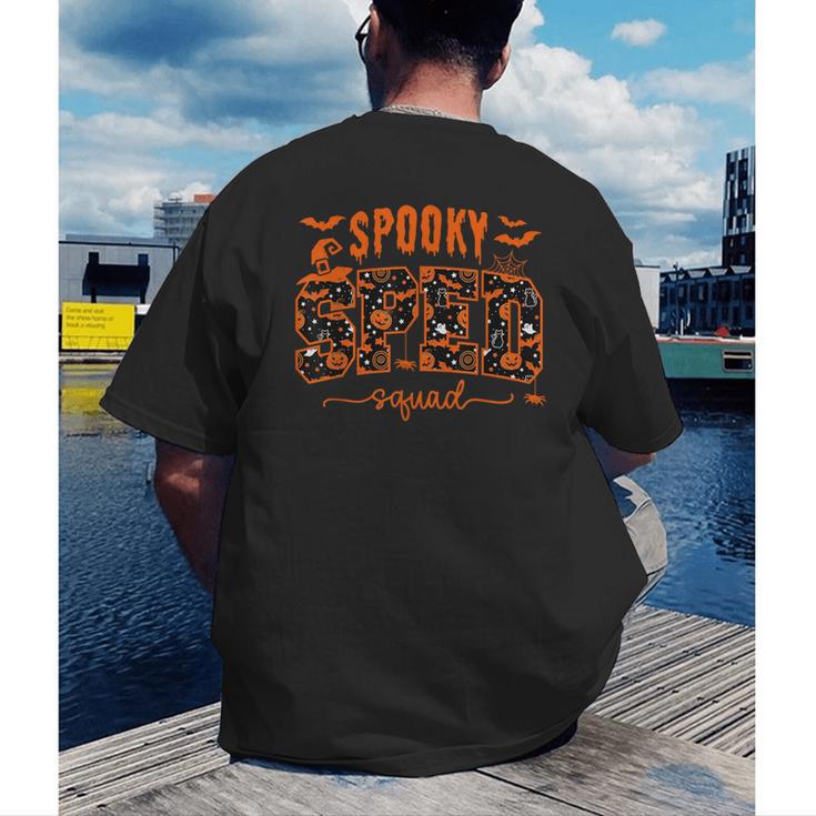 Sped Squad Team Special Education Teacher Halloween Men's Back Print T-Shirt, funny gift Sped Squad Team Special Education Teacher Halloween Men's Back Print T-Shirt, funny gift